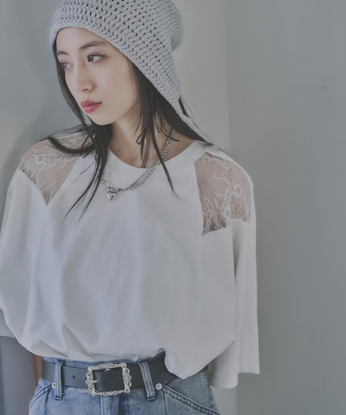 レースキリカエTシャツ HARE レースキリカエTシャツ(HARE)（Tシャツ/カットソー）｜HARE