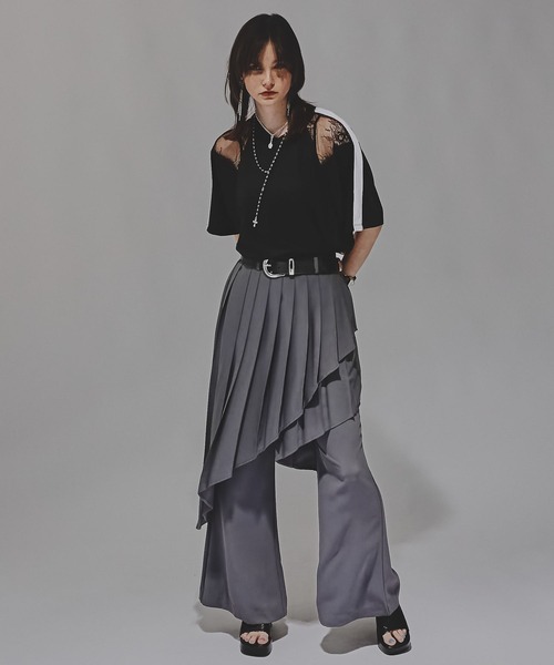 HARE tシャツ レースキリカエTシャツ(HARE) レディース