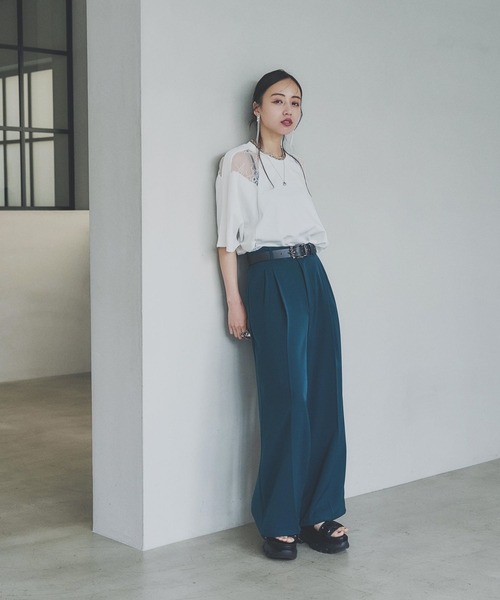 HARE tシャツ レースキリカエTシャツ(HARE) レディース