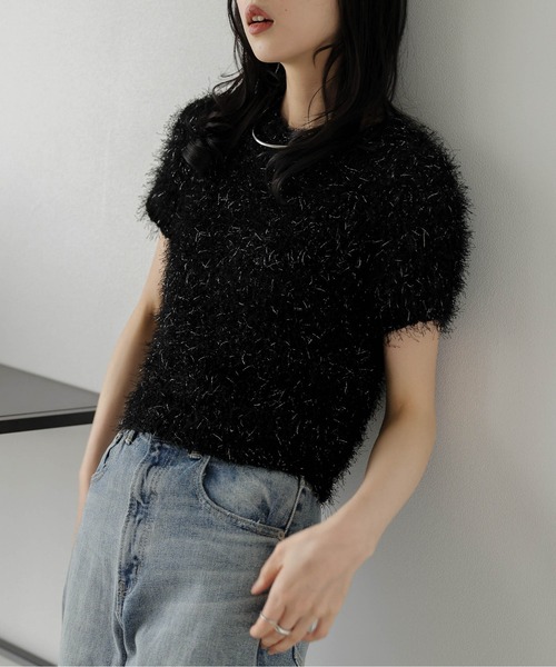 tシャツ シャギーニットトップス レディース : ZOZOTOWN Yahoo