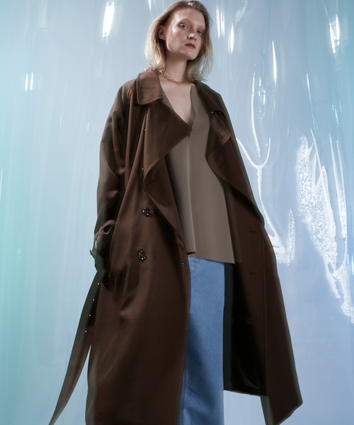 ENDER PRODUCTS トレンチコート コート スタプレ オーバーヨークワイド