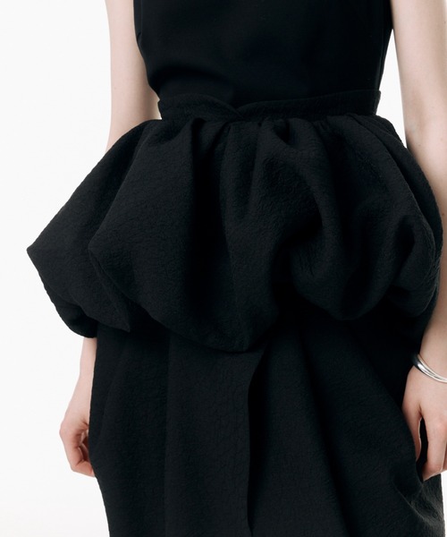 ワンピース Docking Knit Balloon Dress Docking Knit Balloon Dress（ワンピース）｜Her lip to（ハー