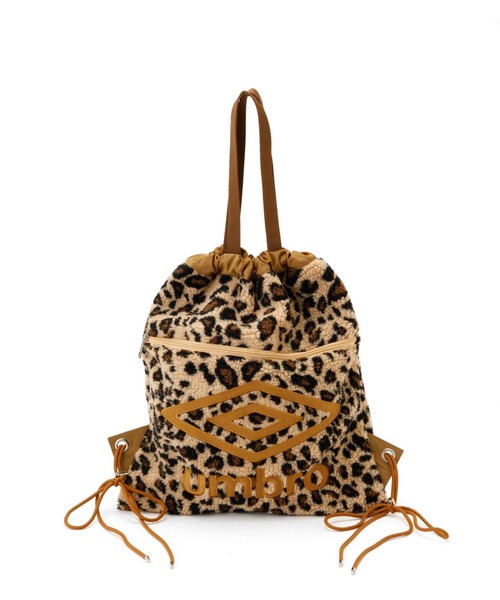 umbro ヒョウ柄リュック Casseliniコラボ Casselini（キャセリーニ） リュック「UMBROコラボ」 FREE ブラック