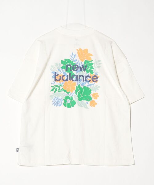 New Balance tシャツ フラワー オーバーサイズドショート