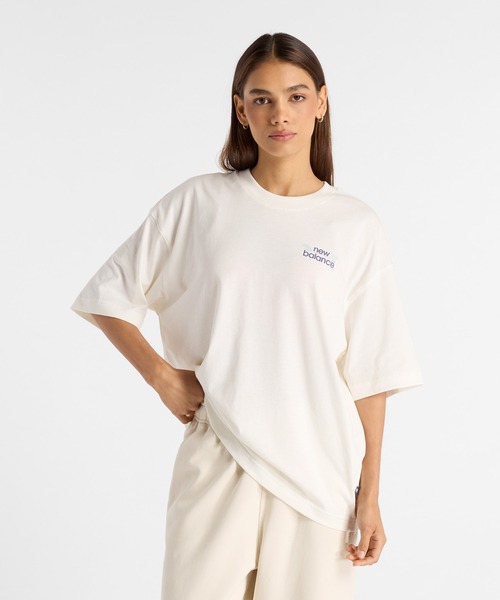 Tシャツ・カットソー New Balance UNI FROZEN Flower Illustration Short Sleeve Tee New Balance tシャツ ニューバランス ショートスリーブTシャツ_