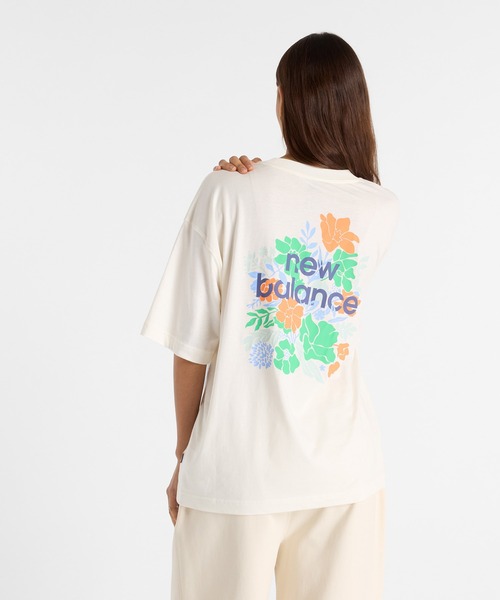 tシャツ 袖バルーンフラワー オーバーTシャツ レディース 袖バルーンフラワー オーバーTシャツ(myu25143)