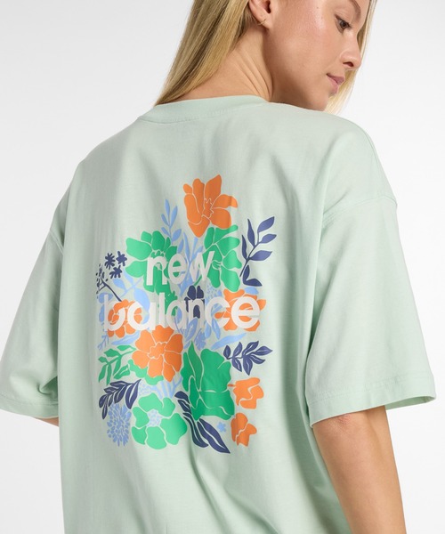 Tシャツ・カットソー New Balance UNI FROZEN Flower Illustration Short Sleeve Tee New Balance tシャツ ニューバランス ショートスリーブTシャツ_