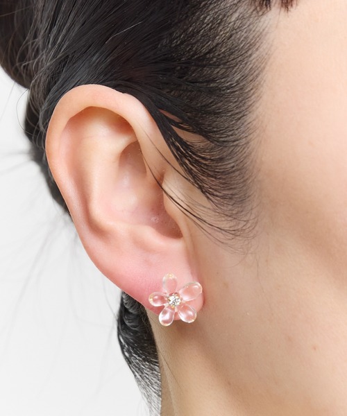ラベンダー セブ シェルズ ピアス ハワイ BellaAnela #437 ラベンダー セブ シェルズ ピアス ハワイ BellaAnela #437