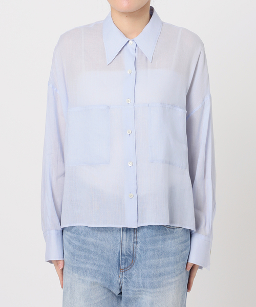 RAMIE LYOCELL CROPPED シャツ（シャツ/ブラウス）｜Plage