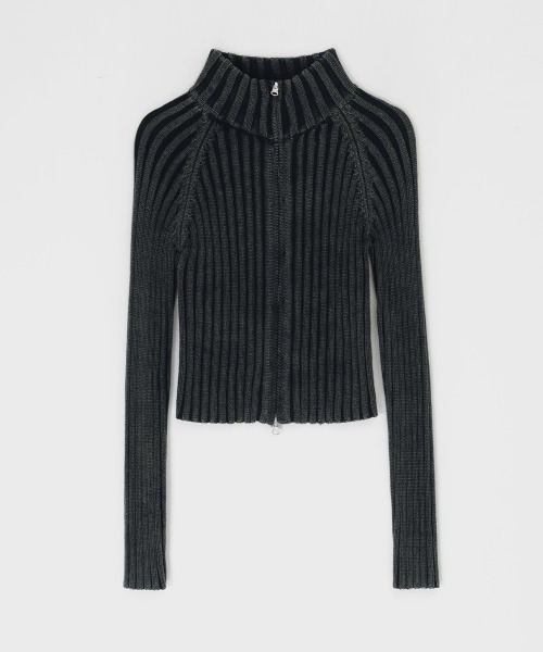 「BLACKUP」 長袖ニット ONESIZE ネイビー レディース