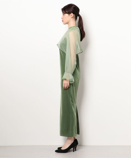 Ameri（アメリ） コンビワンピース MEDIUM ライトグリーン レディース