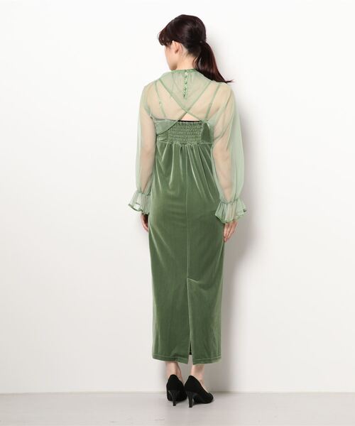 Ameri（アメリ） コンビワンピース MEDIUM ライトグリーン レディース