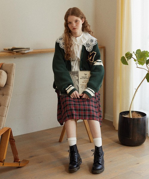 MILKFED.（ミルクフェド） カーディガン COLLEGE CARDIGAN レディース 