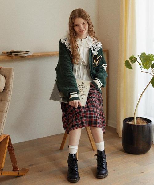 MILKFED.（ミルクフェド） カーディガン COLLEGE CARDIGAN レディース