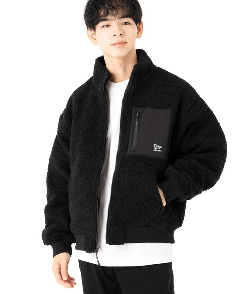 NEW ERA（ニューエラ） ジップアップブルゾン S ブラック メンズ