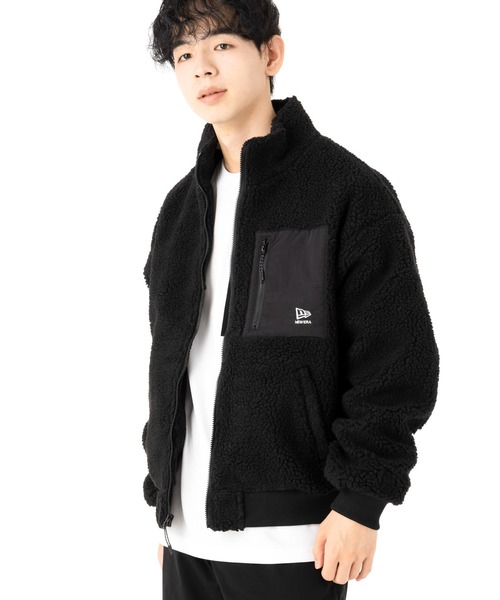 NEW ERA（ニューエラ） ジップアップブルゾン S ブラック メンズ