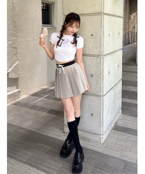 tシャツ ハートレースコンパクトTシャツ レディース Darich tシャツ ハートレースコンパクトTシャツ レディース