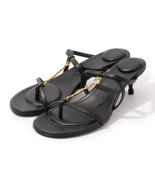 サンダル JACQUEMUS SANDALS Jacquemus Les Sandales Tatanes Buckle Slide Sandals White