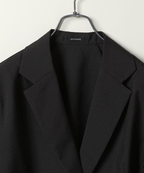 JEANASIS フード付きブラックジャケット 楽天市場】【SALE／16%OFF】レザーフードマンパ JEANASIS