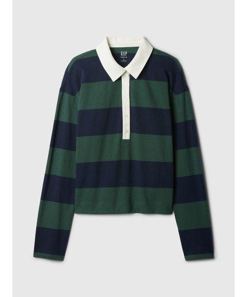 90s old GAP 長袖ポロシャツ 襟付きスウェット M 20230221-5848-zqf0cz.jpg
