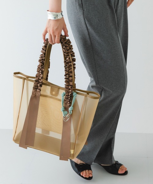 RODE SKO（ロデスコ） トートバッグ フリルハンドルシアーバッグ