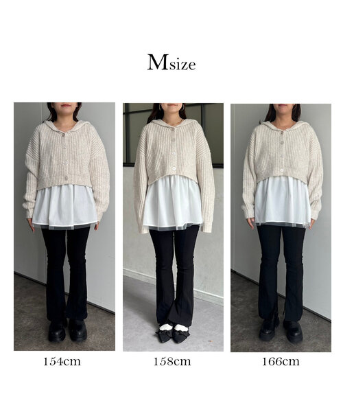 「prose verse」 ニットカーディガン LARGE アイボリー レディース_画像2