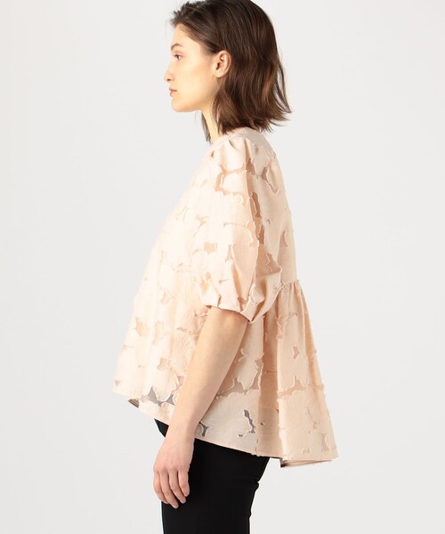 「BALLSEY」 半袖ブラウス 36 ライトピンク レディース Ballsey 「BALLSEY」 半袖ブラウス 36 ライトピンク レディース