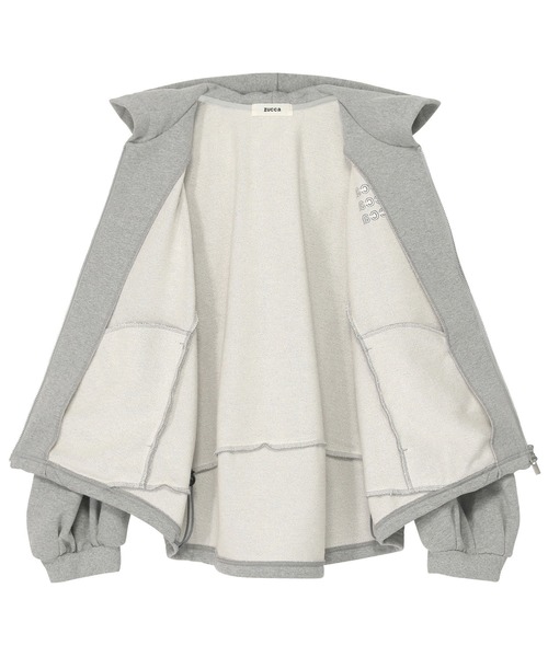 ZUCCa 「ZUCCa」 ジップアップパーカー M size ブラック