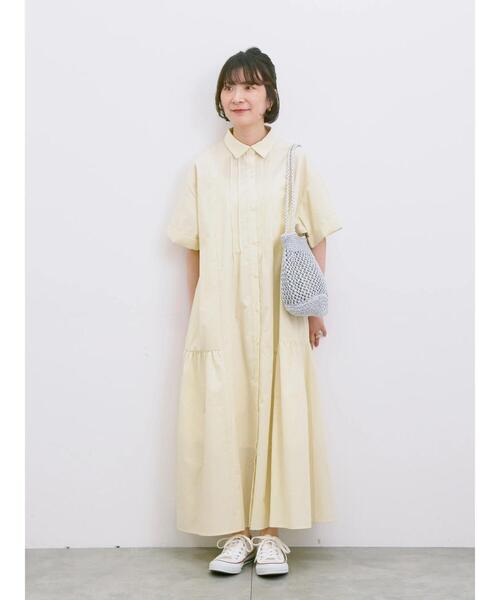 Samansa Mos2 blue（サマンサモスモスブルー） ワンピース サイド