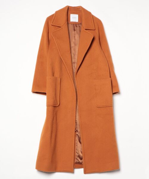 STUDIOUS（ステュディオス） チェスターコート 1 オレンジ レディース