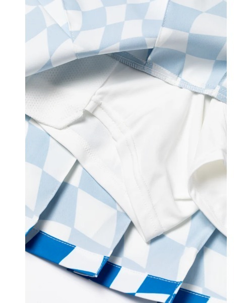 DEVEREUX GOLF スカート DVRX Deform Checker Pleatedスカート