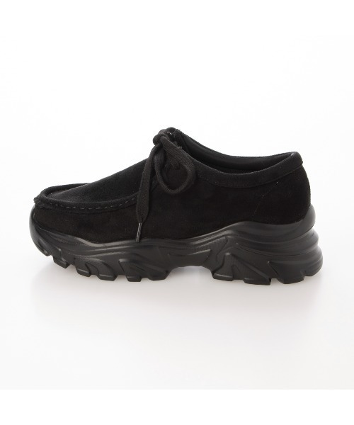 EVOL（イーボル） ローファー 「S-LLサイズ展開・軽量」モカレース