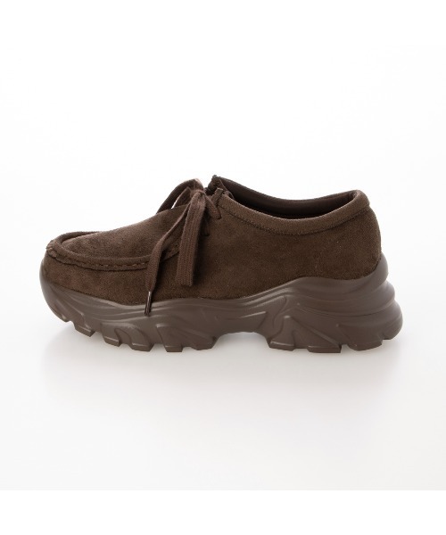 EVOL（イーボル） ローファー 「S-LLサイズ展開・軽量」モカレース