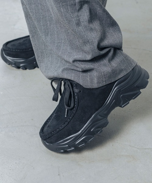 EVOL（イーボル） ローファー 「S-LLサイズ展開・軽量」モカレース