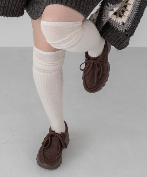 EVOL（イーボル） ローファー 「S-LLサイズ展開・軽量」モカレース