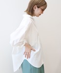 ブラウス シャツ イージーケアブロードシャツ ...の詳細画像5