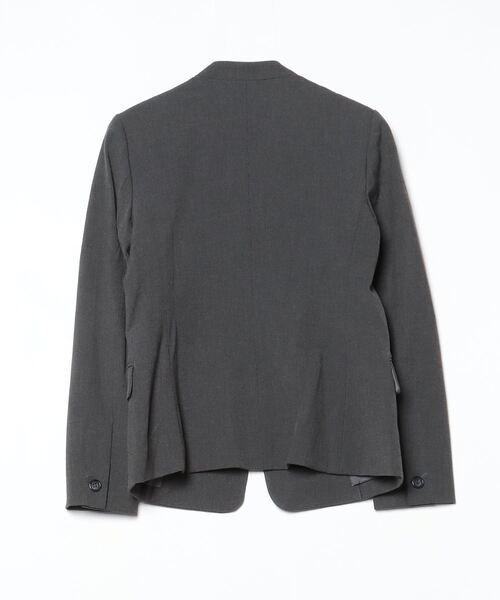 未使用品 PLST ノーカラージャケット PLST 「PLST」 ノーカラージャケット M グレー レディース