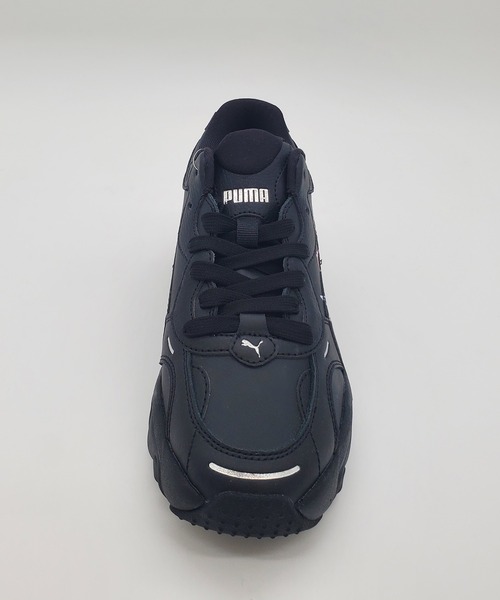 PUMA 「PUMA」 ローカットスニーカー 24.0cm ブラック×ブラック