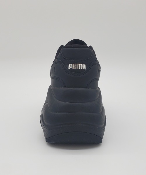 PUMA 「PUMA」 ローカットスニーカー 24.0cm ブラック×ブラック