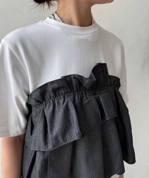 DouDou（ドゥドゥ） tシャツ 「WEB限定」ビスチェドッキングトップス