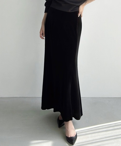 Meiru スカート ベロアマーメイドスカート(薄手) : ZOZOTOWN Yahoo!店