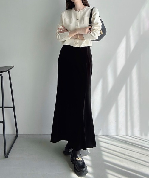 Meiru スカート ベロアマーメイドスカート(薄手) : ZOZOTOWN Yahoo!店