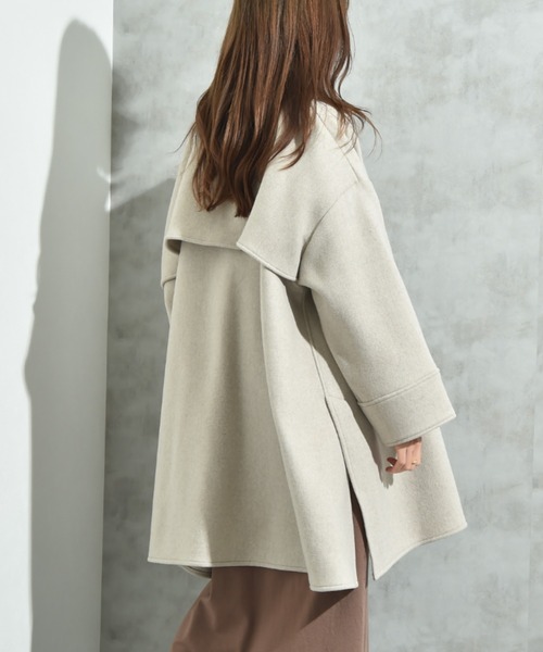 コート アウター 「ACUTA」軽量両面ビーバーテントコート