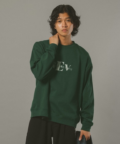 RAGEBLUE（レイジブルー） tシャツ 10s/ロゴプリントスウェットロンT