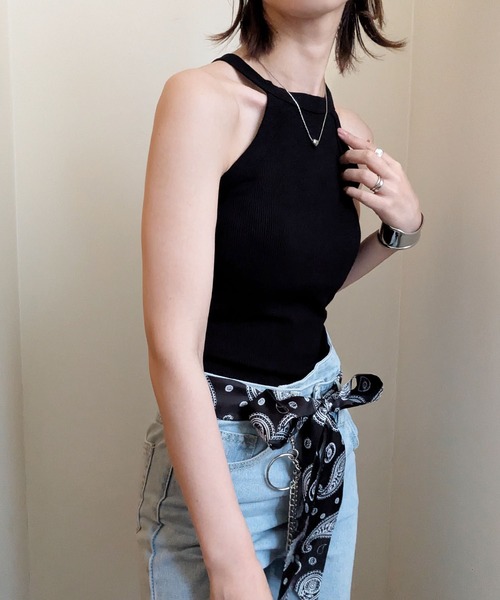 ホルターネック タンクトップのおすすめ人気商品一覧 通販 - Yahoo