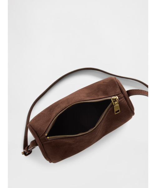 GAP ショルダーバッグ バッグ ヴィーガンスエード バレルバッグ