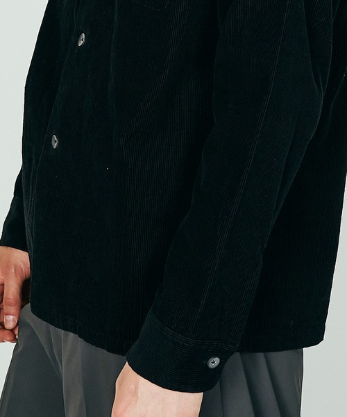 TOWNCRAFT（タウンクラフト） シャツ 50S BLACK LOOP COLLAR SHIRT