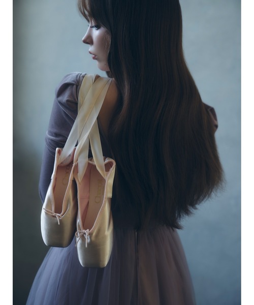 Chacott（チャコット） ワンピース 「Chacott」ベロア×チュール