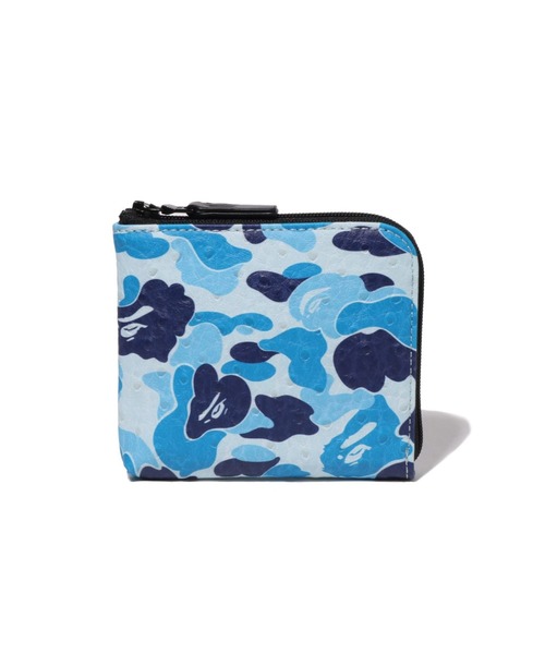 A BATHING APE 財布 ABC CAMO MINI ZIPPED WALLET メンズ