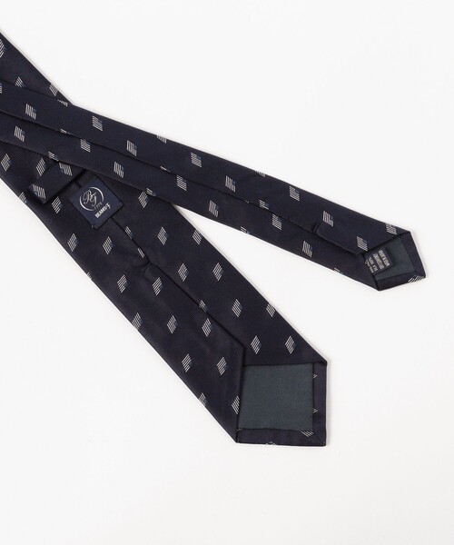 BEAMS F（ビームスF） ネクタイ シルク 小紋柄 ジャカード ネクタイ